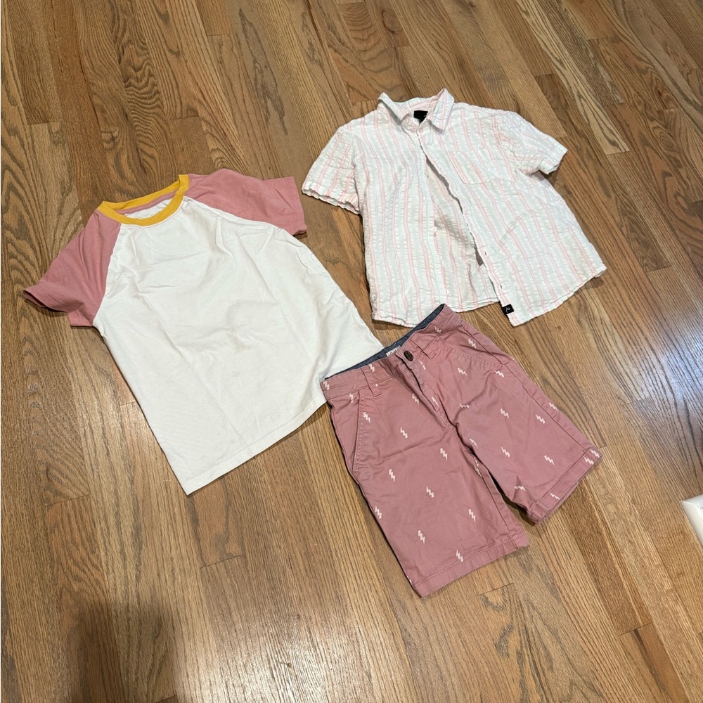 Kids' Pink and White Outfit Set